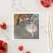 Edgar Degas - Der Star / Tänzer auf der Bühne Serviette (Beispiel)