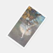 Edgar Degas - Der Star / Tänzer auf der Bühne Serviette (Ecke)