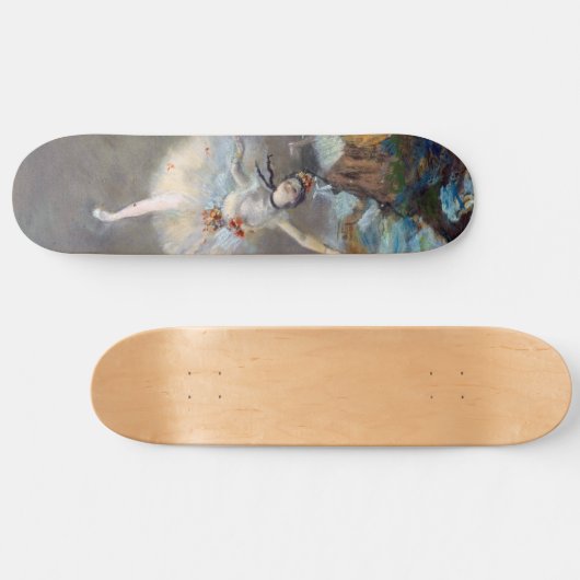 Edgar Degas - Der Star / Tänzer auf der Bühne Skateboard (Horizontal)