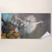 Edgar Degas - Der Star / Tänzer auf der Bühne Strandtuch (Vorderseite)