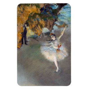 Edgar Degas - Der Star / Tänzerin auf der Bühne Magnet