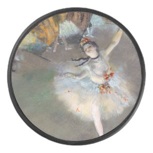 Edgar Degas - Der Stern / Tänzerin auf der Bühne Eishockey Puck
