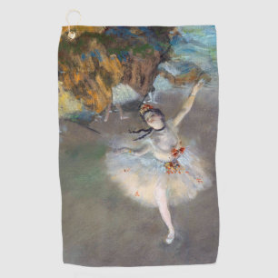 Edgar Degas - Der Stern / Tänzerin auf der Bühne Golfhandtuch