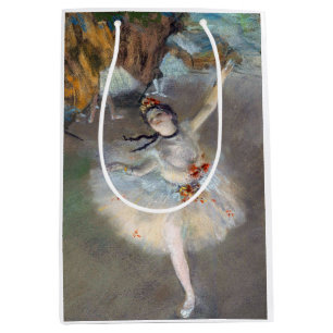 Edgar Degas - Der Stern / Tänzerin auf der Bühne Mittlere Geschenktüte