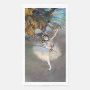 Edgar Degas - Der Stern / Tänzerin auf der Bühne Serviette