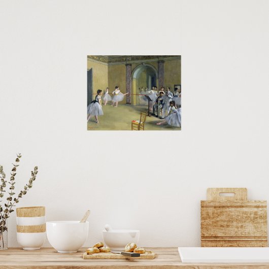 Edgar Degas | Der Tanzfoyer an der Oper Poster (Küche)
