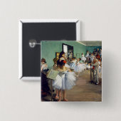 Edgar Degas - Der Tanzunterricht Button (Vorne & Hinten)
