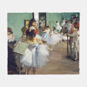 Edgar Degas - Der Tanzunterricht Fleecedecke