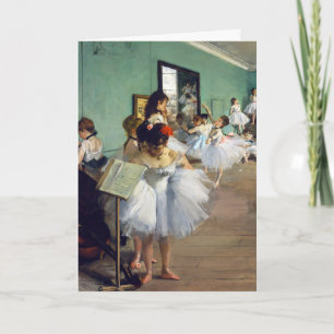 Edgar Degas - Der Tanzunterricht Karte