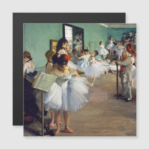 Edgar Degas - Der Tanzunterricht Magnetkarte