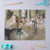 Edgar Degas - Der Tanzunterricht Seidenpapier (Basteln)