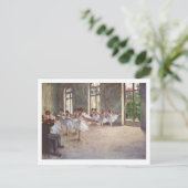 Edgar Degas | Die Ballett-Probe Postkarte (Stehend Vorderseite)