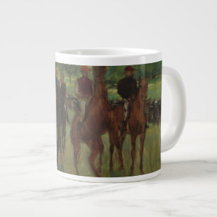 Edgar Degas Die Fahrer Jumbo-Tasse