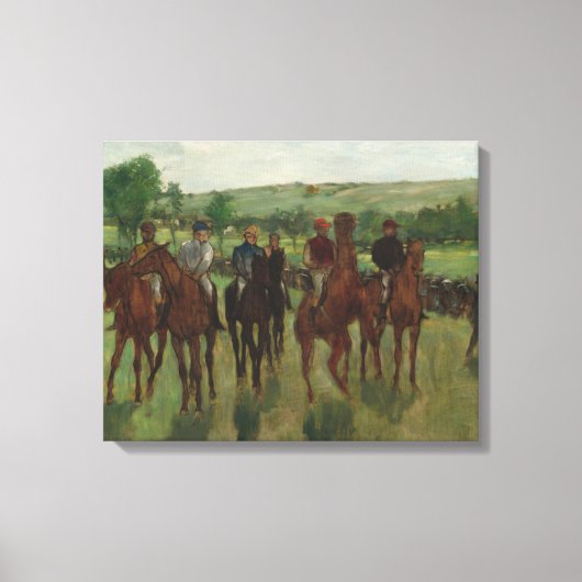 Edgar Degas | Die Fahrer Leinwanddruck (Vorderseite)