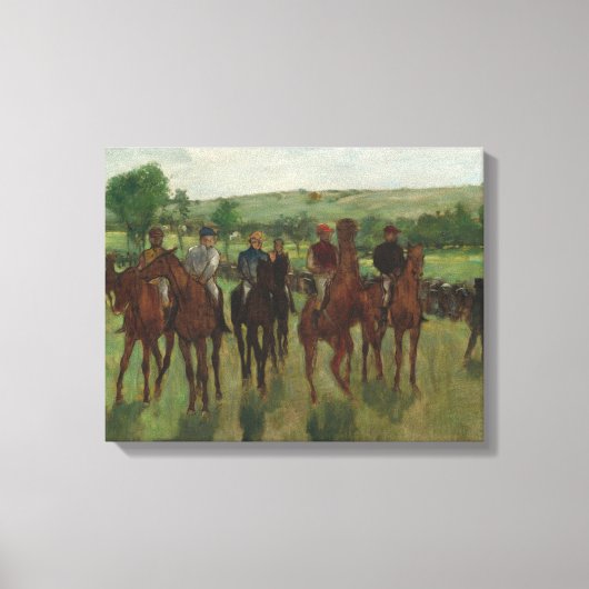 Edgar Degas | Die Fahrer Leinwanddruck (Vorderseite)