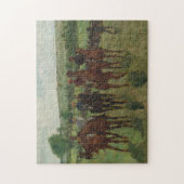 Edgar Degas| Die Fahrer Puzzle (Vertikal)
