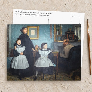 Edgar Degas - Die Familie Bellelli Postkarte