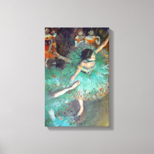 Edgar Degas - Die grünen Tänzer - Balletttanz Leinwanddruck