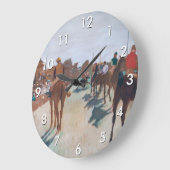 Edgar Degas - Die Parade Große Wanduhr (Winkel)