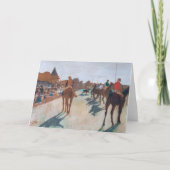 Edgar Degas - Die Parade Karte (Vorderseite)