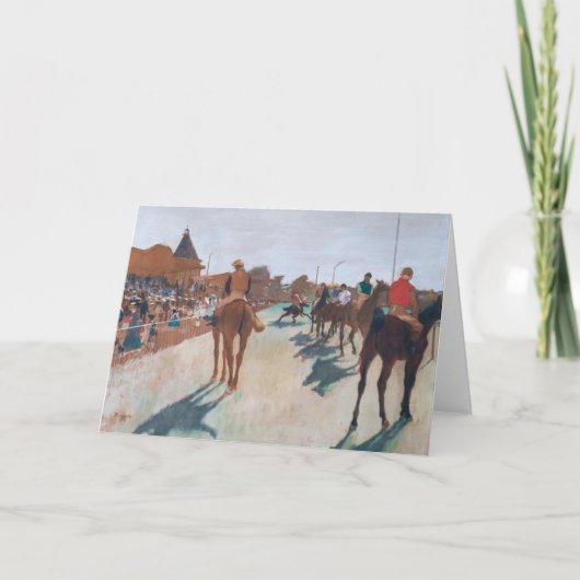 Edgar Degas - Die Parade Karte (Vorderseite)