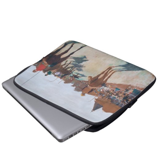 Edgar Degas - Die Parade Laptopschutzhülle (Vorne Knopf)