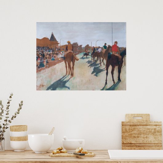 Edgar Degas - Die Parade Poster (Küche)