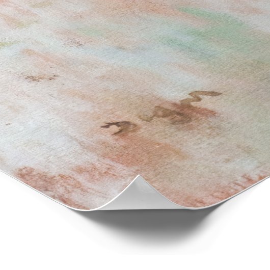 Edgar Degas - Die Parade Poster (Ecke)