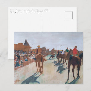 Edgar Degas - Die Parade Postkarte