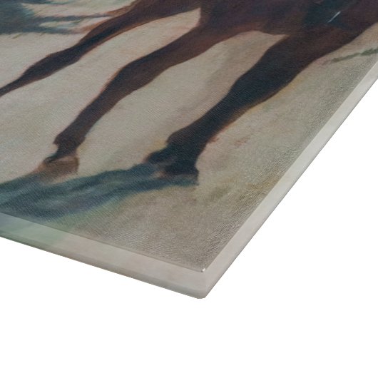 Edgar Degas - Die Parade Schneidebrett (Ecke)