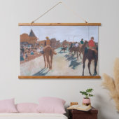 Edgar Degas - Die Parade Wandteppich Mit Holzrahmen (Schlafzimmer)