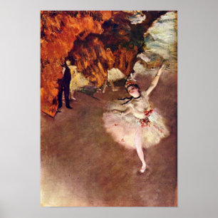 Edgar Degas - die prima Ballerina (Rosita Mauri) Poster