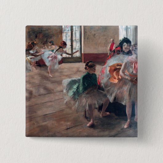 Edgar Degas - Die Probe Button (Vorderseite)