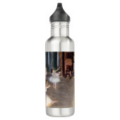 Edgar Degas - Die Probe des Balletts auf der Bühne Edelstahlflasche (Rechts)