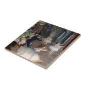 Edgar Degas - Die Probe des Balletts auf der Bühne Fliese (Seite)