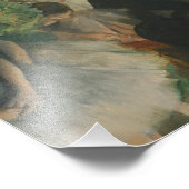 Edgar Degas - Die Probe des Balletts auf der Bühne Fotodruck (Ecke)