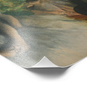 Edgar Degas - Die Probe des Balletts auf der Bühne Fotodruck (Ecke)