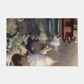 Edgar Degas - Die Probe des Balletts auf der Bühne Fußmatte (Vorderseite)