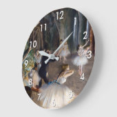 Edgar Degas - Die Probe des Balletts auf der Bühne Große Wanduhr (Winkel)
