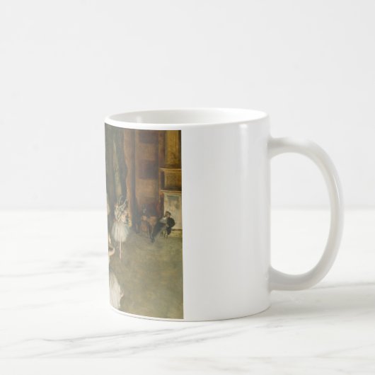 Edgar Degas - Die Probe des Balletts auf der Bühne Kaffeetasse (Rechts)
