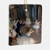 Edgar Degas - Die Probe des Balletts auf der Bühne Keramikornament (Rechts)