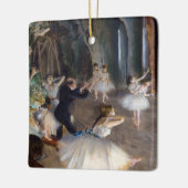 Edgar Degas - Die Probe des Balletts auf der Bühne Keramikornament (Links)
