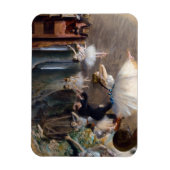 Edgar Degas - Die Probe des Balletts auf der Bühne Magnet (Vertikal)
