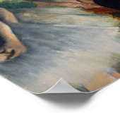 Edgar Degas Die Probe des Balletts auf der Bühne Poster (Ecke)