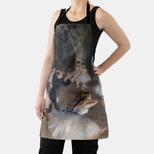 Edgar Degas - Die Probe des Balletts auf der Bühne Schürze (InSitu)