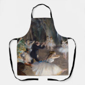 Edgar Degas - Die Probe des Balletts auf der Bühne Schürze (Vorderseite)