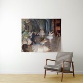 Edgar Degas - Die Probe des Balletts auf der Bühne Wandteppich (Beispiel (Horizontal))
