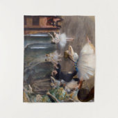 Edgar Degas - Die Probe des Balletts auf der Bühne Wandteppich (Vorderseite)