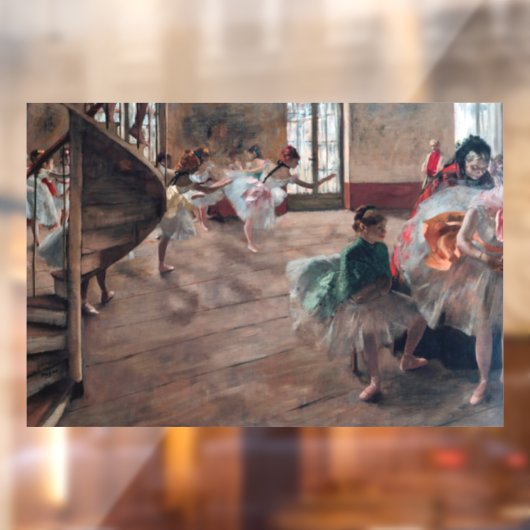 Edgar Degas - Die Probe Fensteraufkleber (Blatt 2)