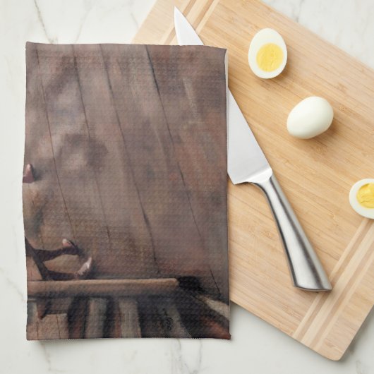 Edgar Degas - Die Probe Geschirrtuch (Viertel Falte)